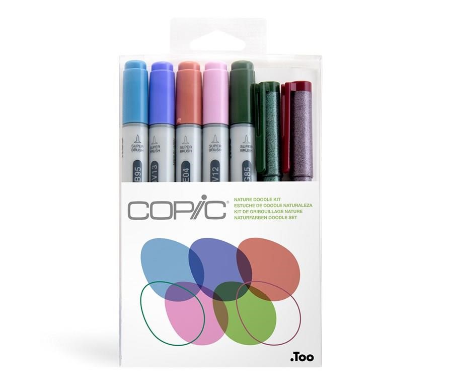 COPIC Ciao Doodle Kit "Nature", 5+2