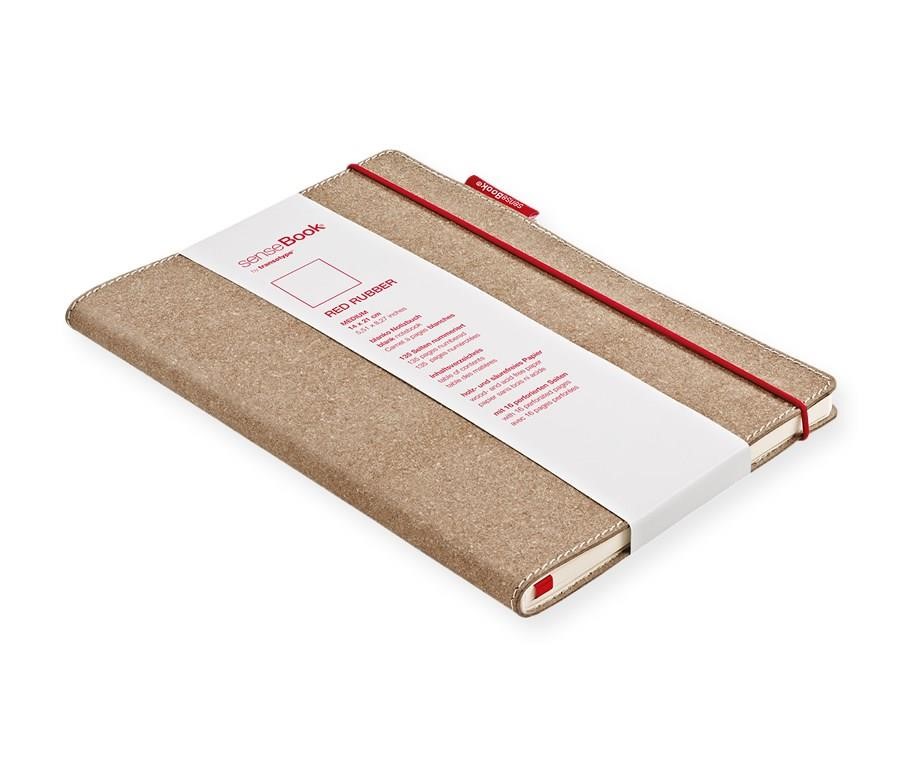 Notes senseBook RED RUBBER - średni, gładki