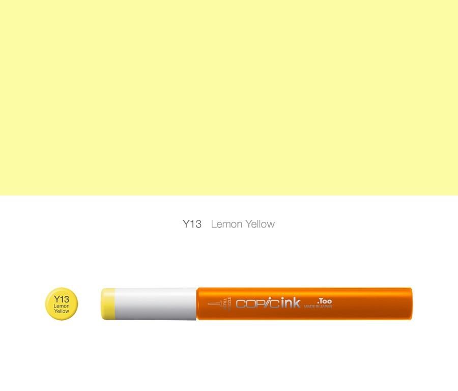 Tusz COPIC ink - Y13 - Lemon Yellow