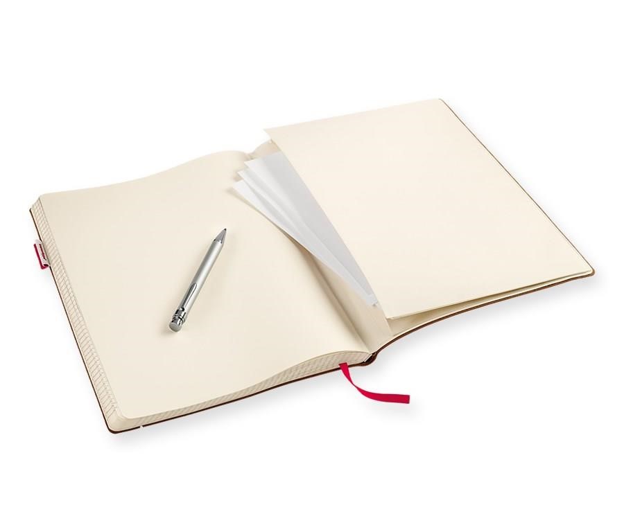 Notes senseBook RED RUBBER - duży, w kratkę