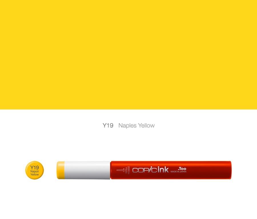 Tusz COPIC ink - Y19 - Naples Yellow