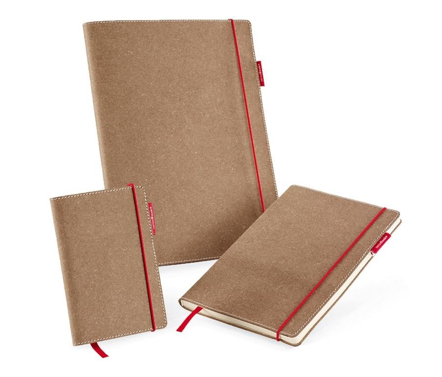 Notes senseBook RED RUBBER - średni, w linie