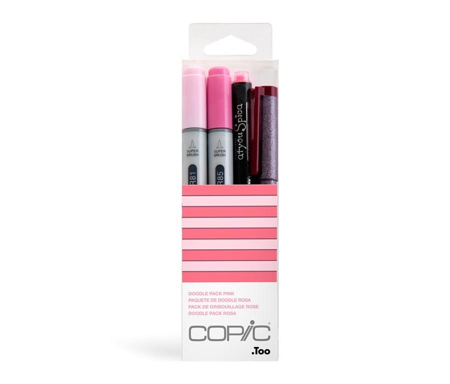 COPIC Ciao Doodle Pack "Pink", 2+2