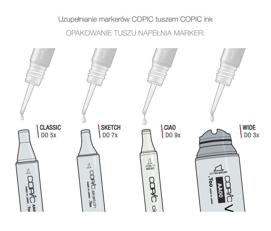 Tusz COPIC ink - E04 - Lipstick Natural