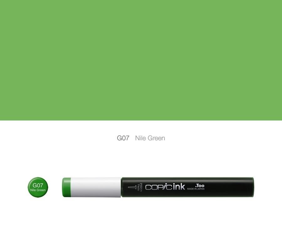 Tusz COPIC ink - G07 - Nile Green