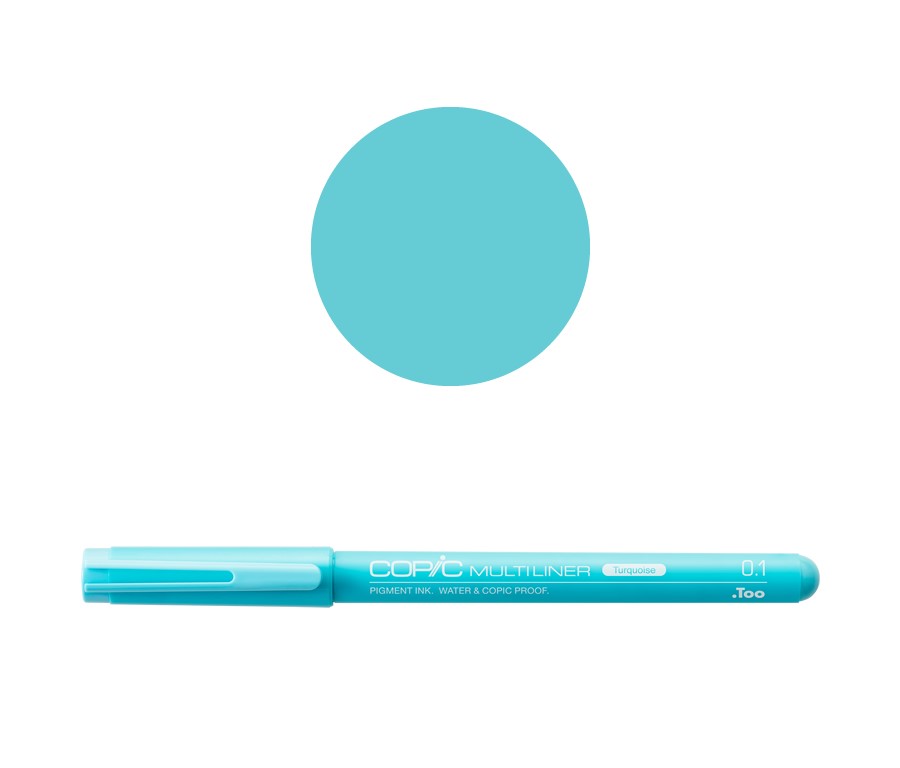 COPIC Multiliner - 0,1 mm - Turquoise