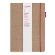 Notes senseBook RED RUBBER - duży, gładki