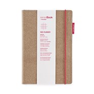 Notes senseBook RED RUBBER - średni, w kratkę